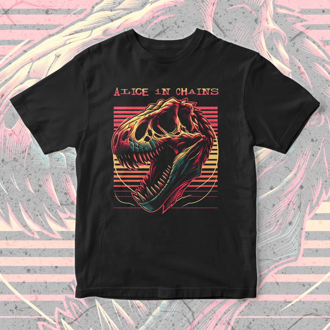 Nome do produto: Camiseta Alice in Chains | Fossil Fade
