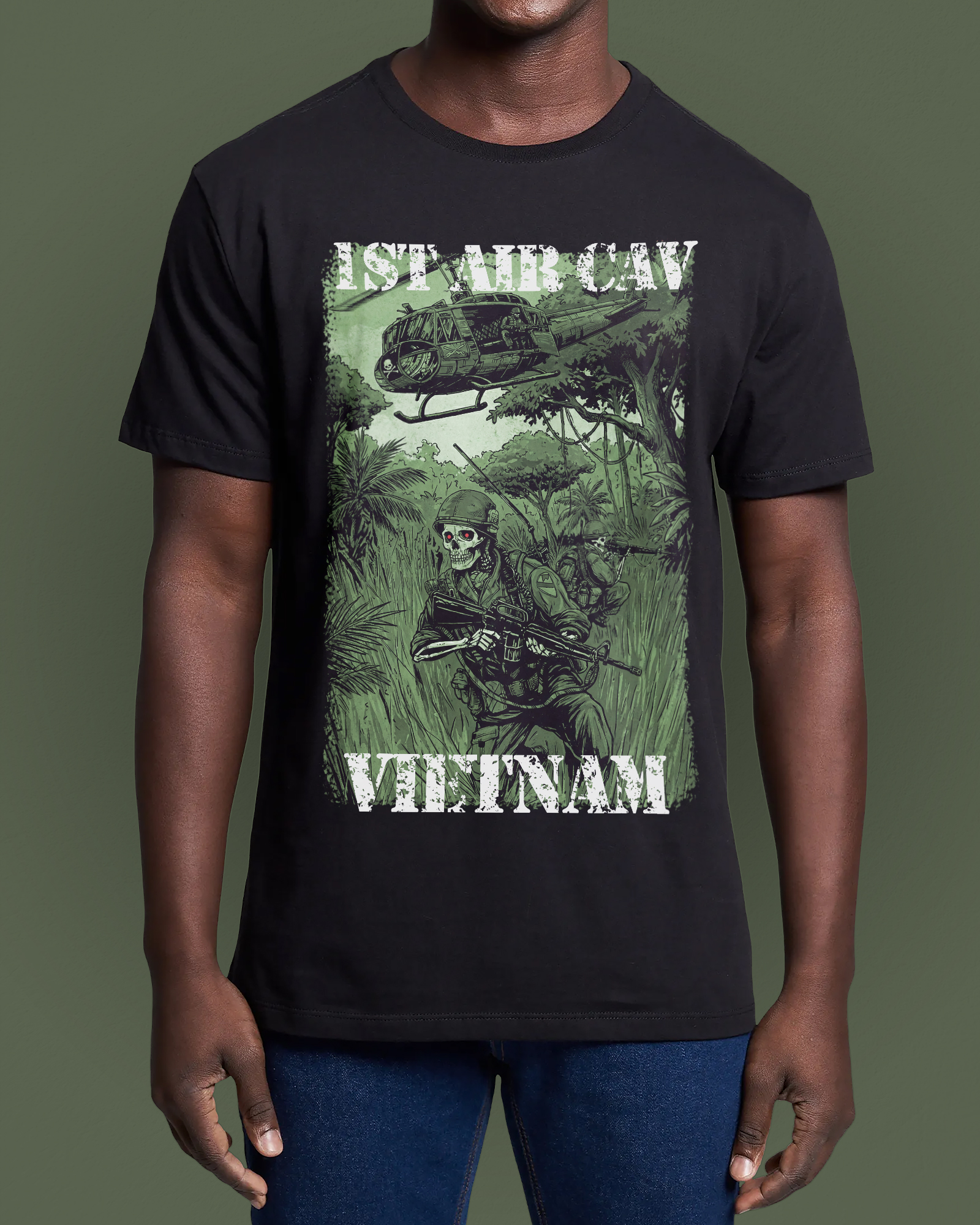 T-SHIRT ESSENTIAL 1ST AIR CAV VIETNAM