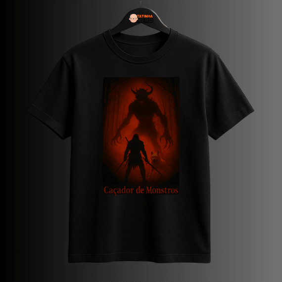 Camiseta caçador de monstros - Inspirado The Witcher