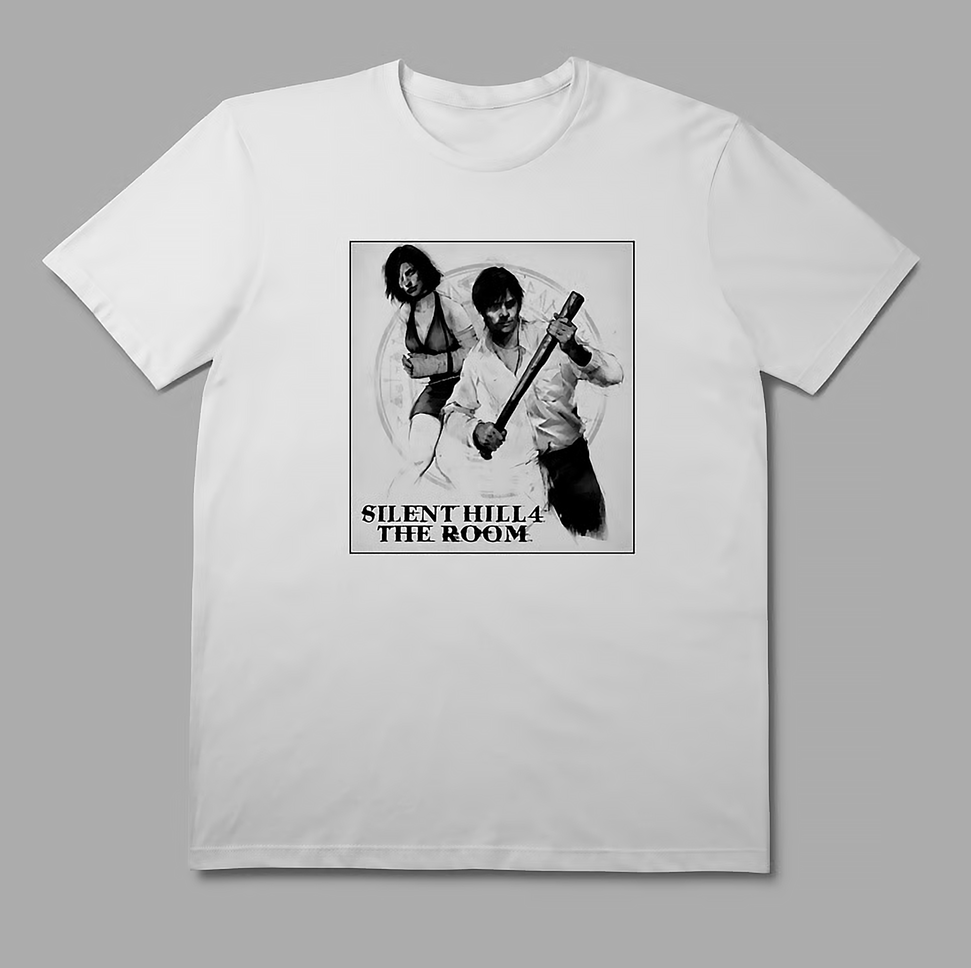 Camiseta Silent Hill 4 - Eileen e Henry