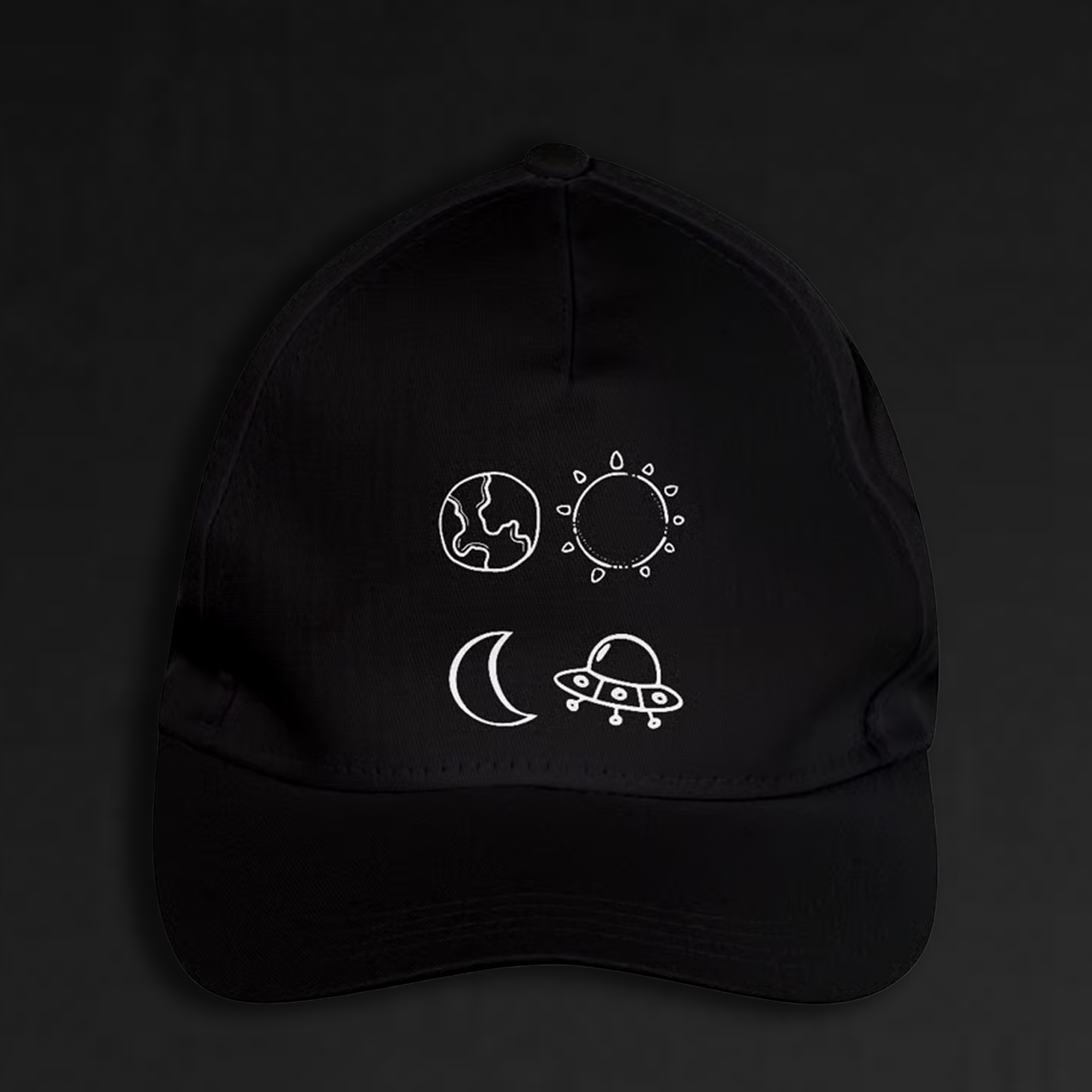 Boné 23.5 Symbols Preto