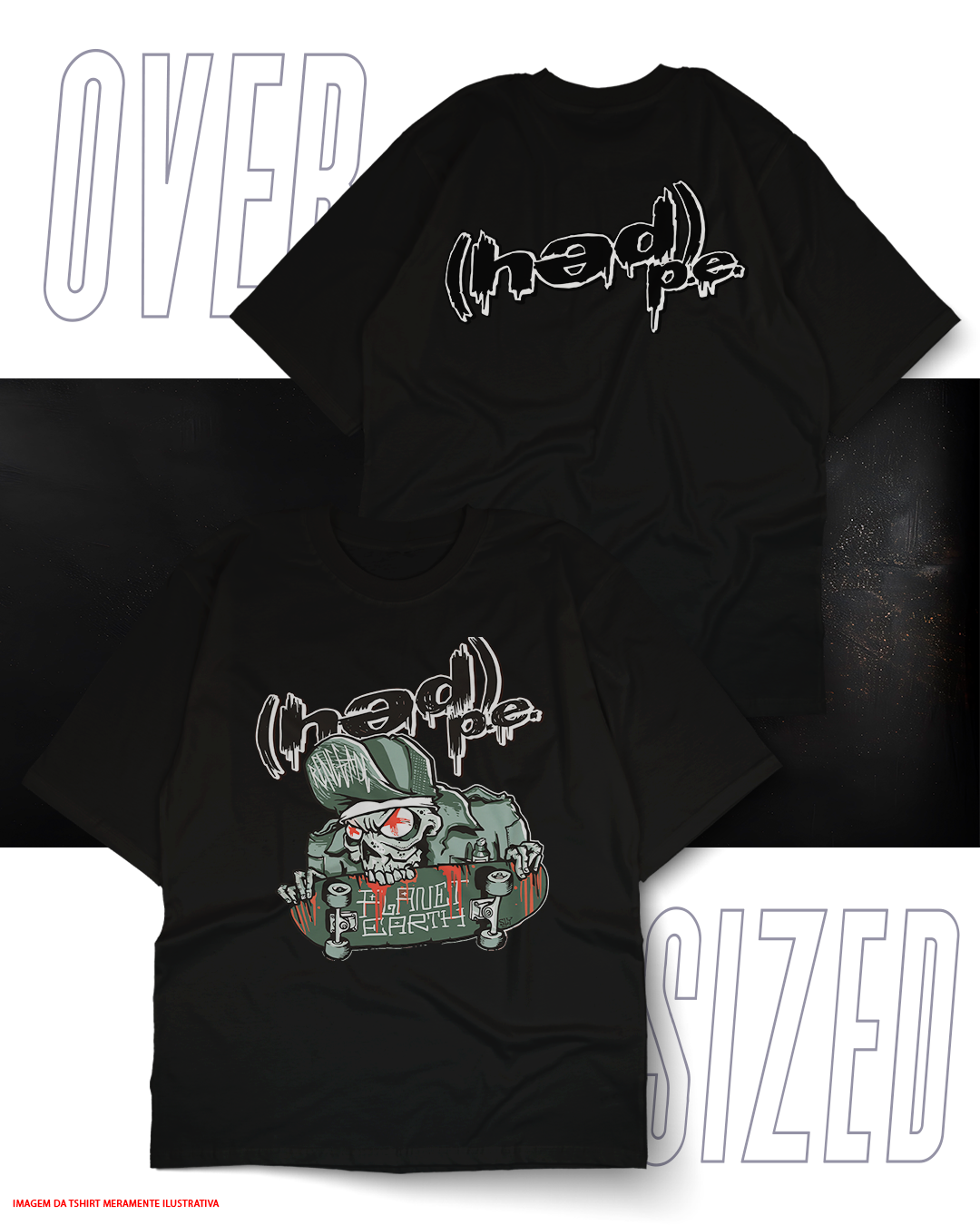  Oversized Unissex - Hed p.e.