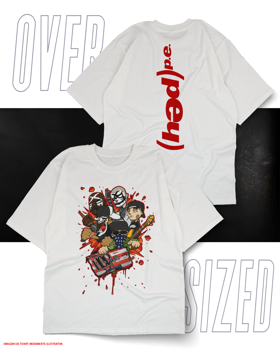  Oversized Unissex - Hed p.e.