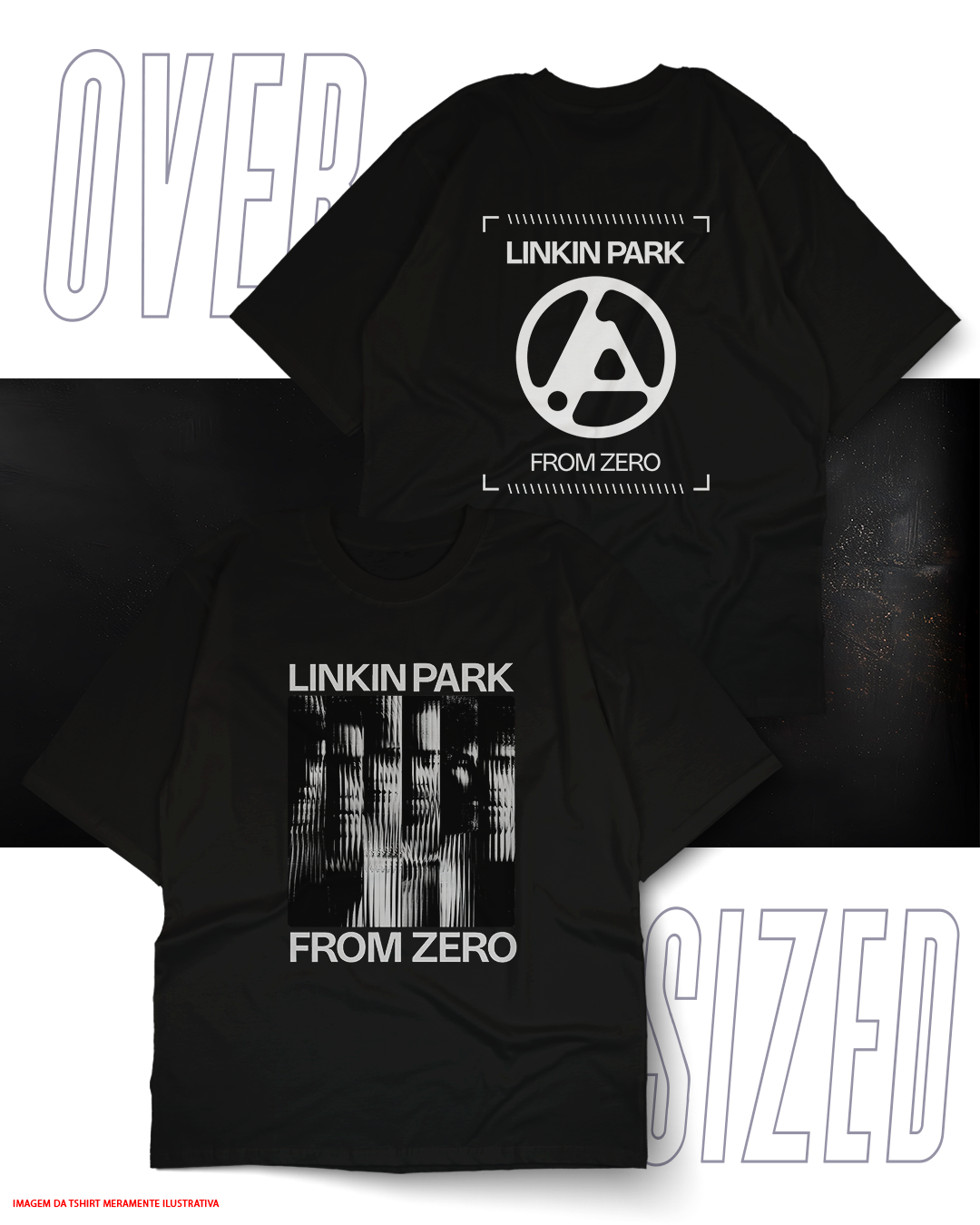 Oversized Unissex - Linkin Park